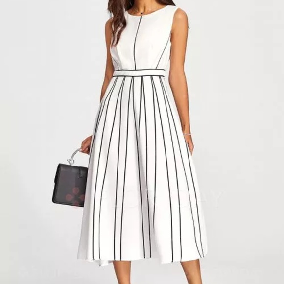 below the knee skater dress